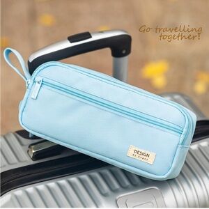 Light Blue Travel Pouch